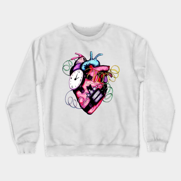 Heart Bomb Crewneck Sweatshirt by LVBart